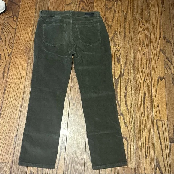 NWT ($199) DL1961 Green Corduroy Pants- size 27CL